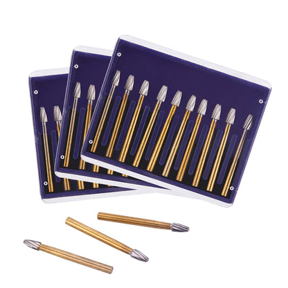 3 Boxes Dental Carbide Burs FG 7406 Egg Shaped Trimming & Finishing 10pcs/Box - azdentall.com