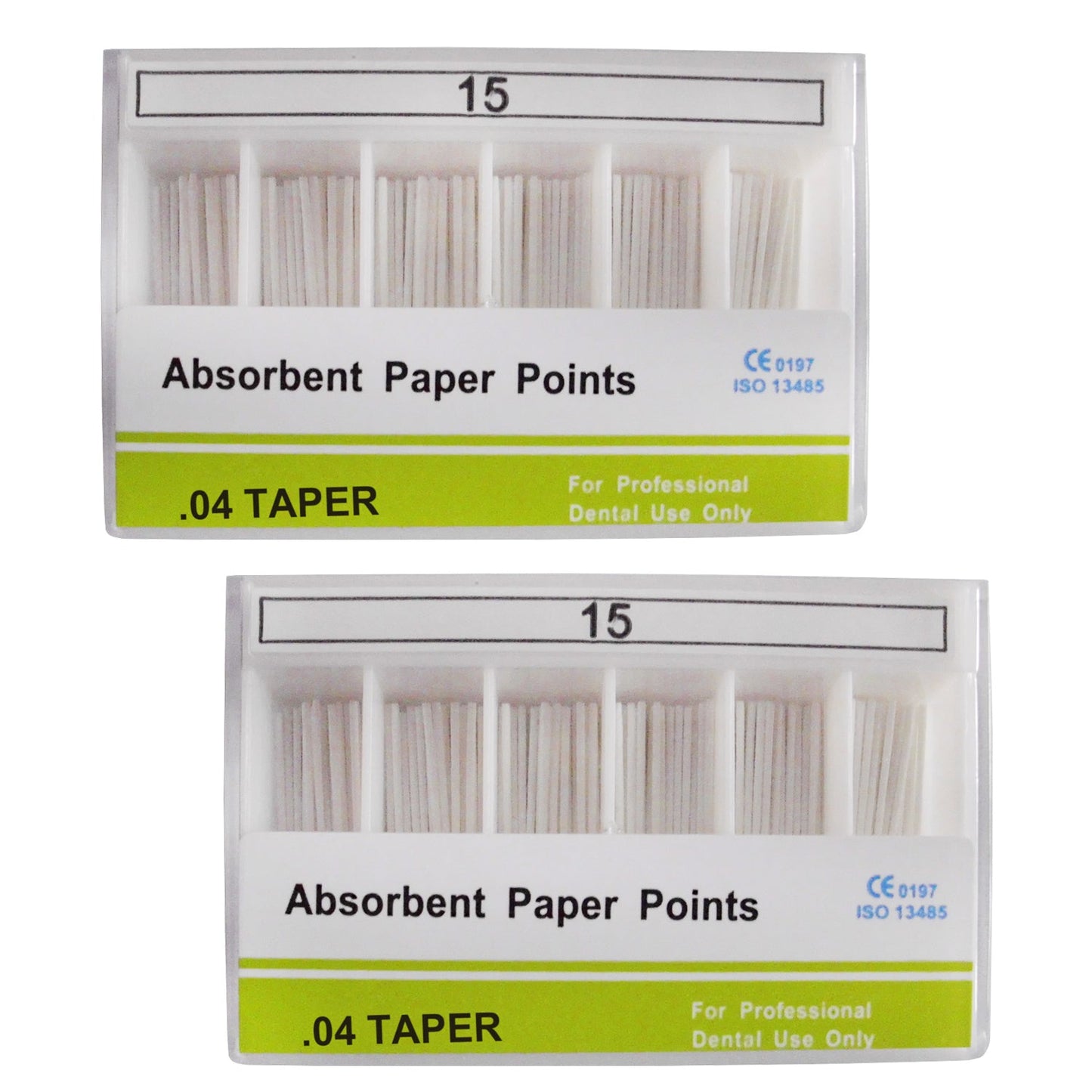 Absorbent Paper Points #15-40 Taper Size 0.04 Color Coded 7 Models 100/Box-azdentall.com