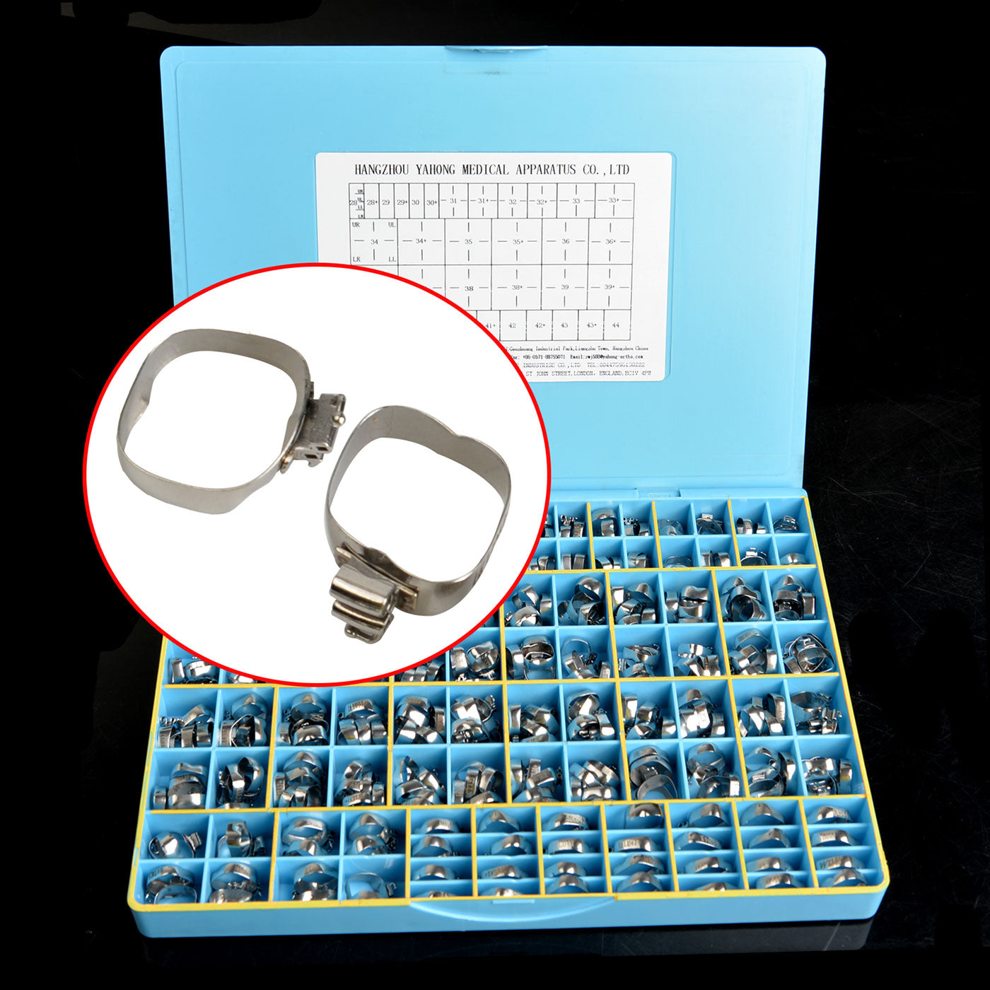 Dental Tpl Buccal Tubes Bands 1st Molar Roth .022 U3L2 85sets/Box - azdentall.com