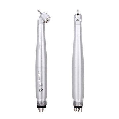 Dental High Speed Handpiece 45 Degree Standard Head Push Button E-Generator LED 2/4 Hole-azdentall.com