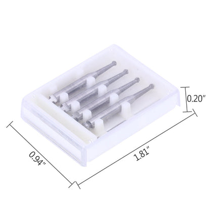 Dental RA #4 Round Carbide Bur for Slow Speed Latch 1.4mm 5pcs/Box-azdentall.com