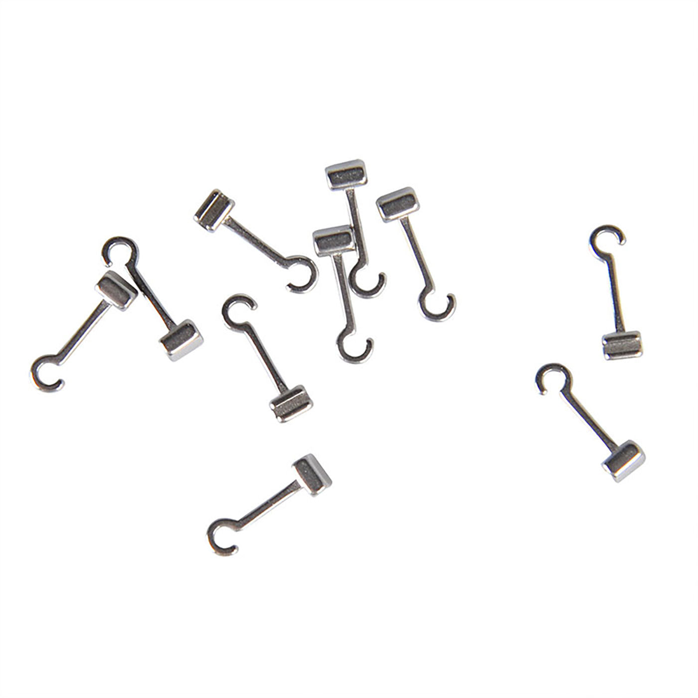 AZDENT Crimpable Hooks Long Curved Right / Left 0.022 5.5mm 10pcs/Bag - azdentall.com