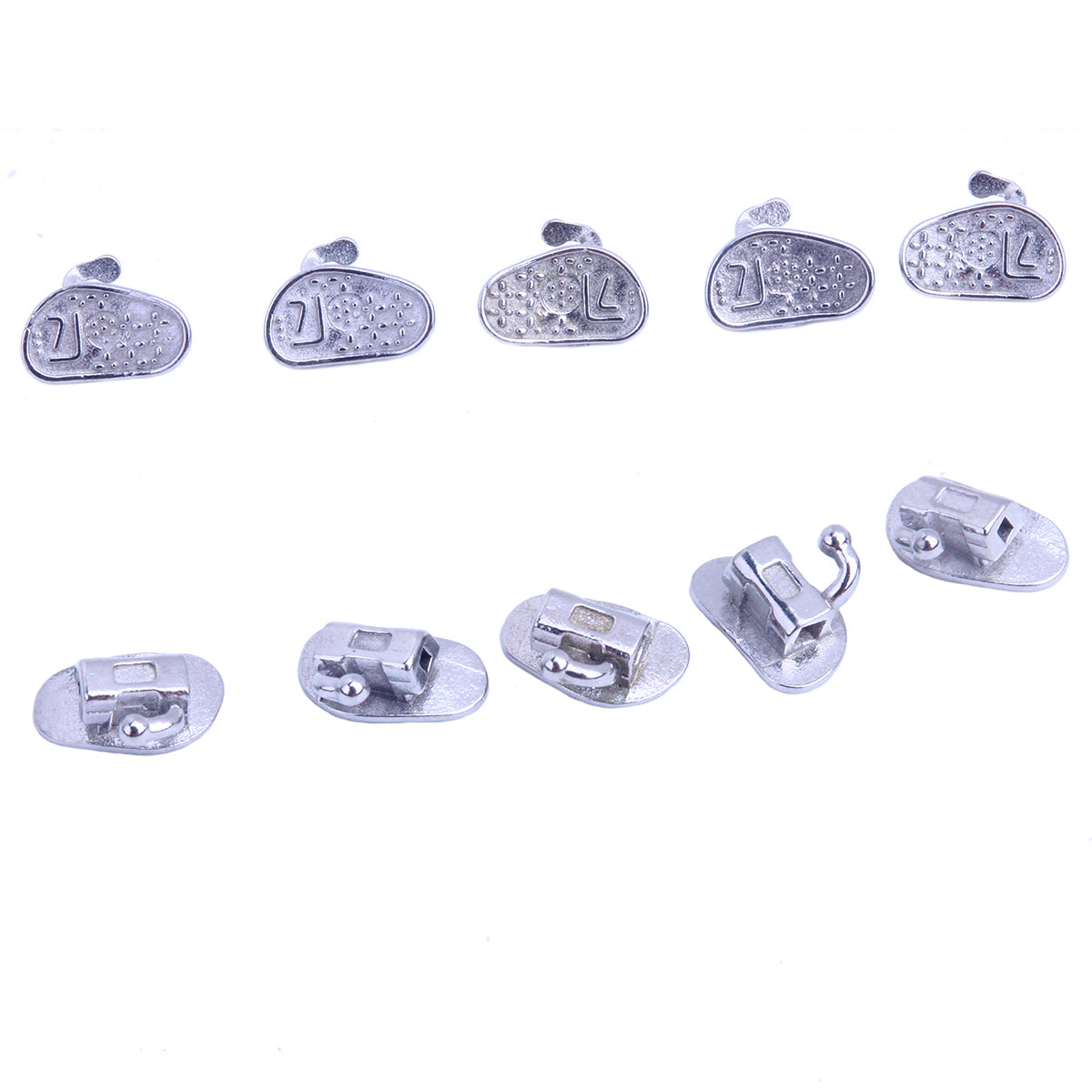 AZDENT Dental Orthodontic Buccal Tube 2nd Molar Bondable Monoblock Non-convertible MBT 0.022 20Sets/Box - azdentall.com