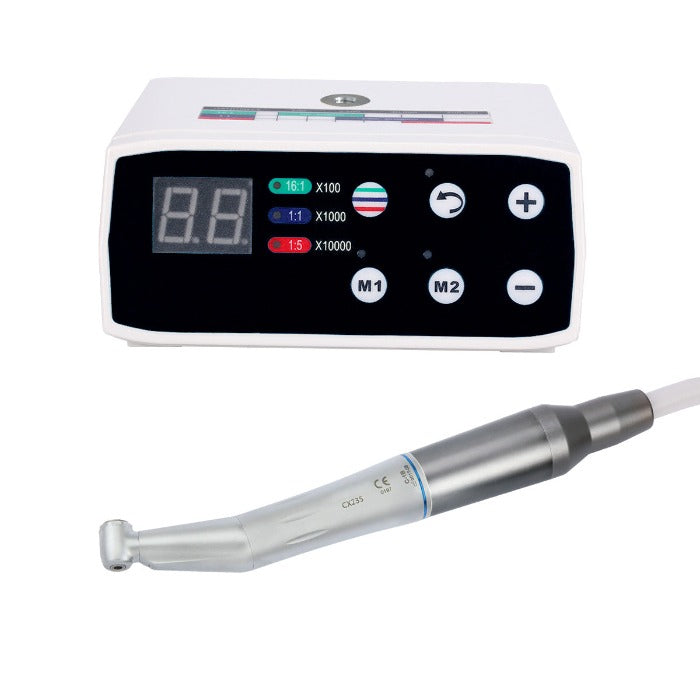 Dental LED Brushless E Type Electric Internal Micro Motor & 1:1 Contra Angle Handpiece - azdentall.com