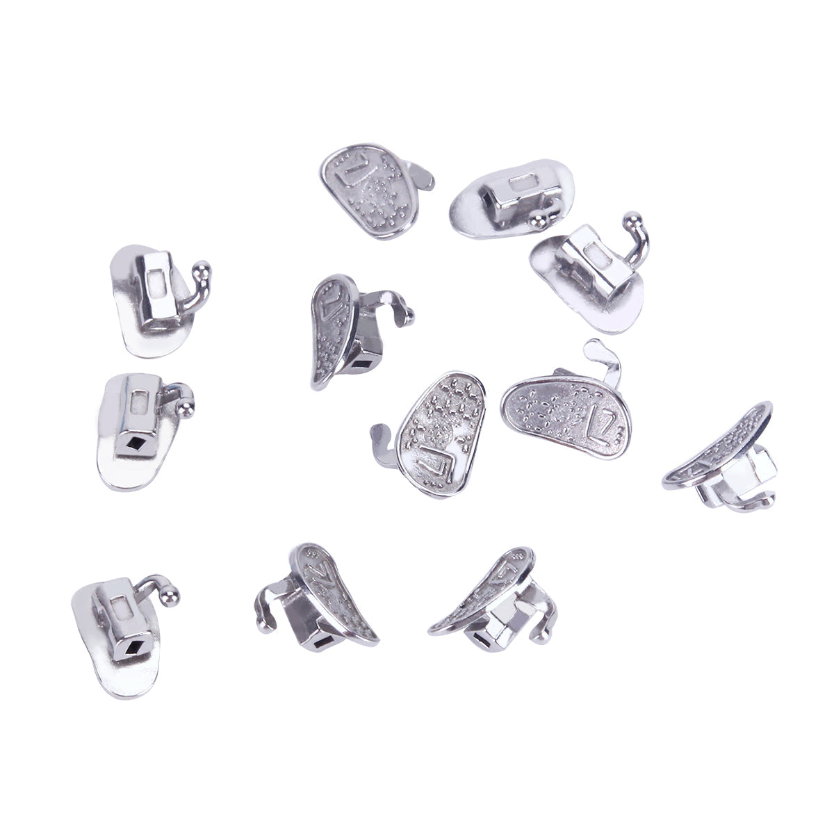 AZDENT Dental Orthodontic Buccal Tube 2nd Molar Bondable Monoblock Non-convertible Roth 0.022 20Sets/Box - azdentall.com