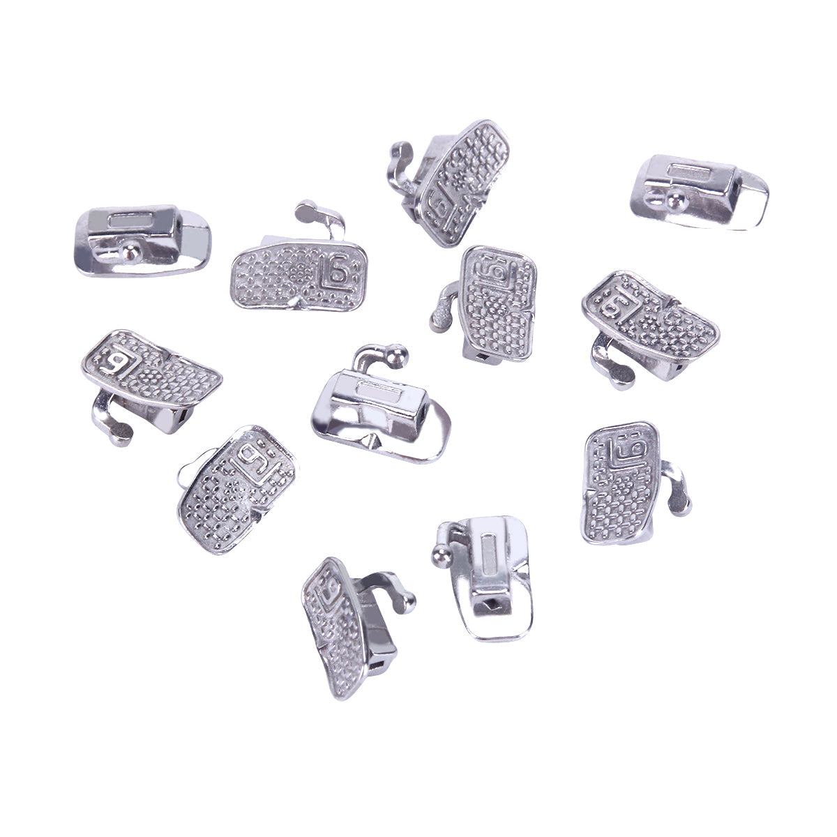 AZDENT Dental Orthodontic Buccal Tube 1st Molar Bondable MIM Monoblock Non-convertible Roth 0.018 20Sets/Box - azdentall.com