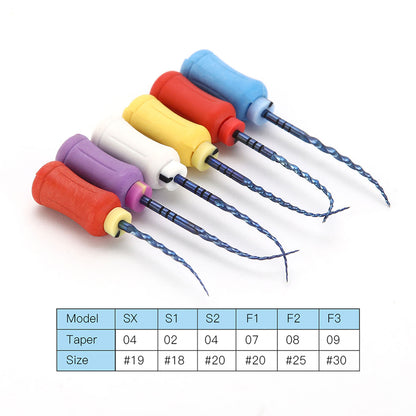 AZDENT Dental Hand NiTi Protaper Super Files Heat Activated 25mm 6Pcs/Pack-azdentall.com