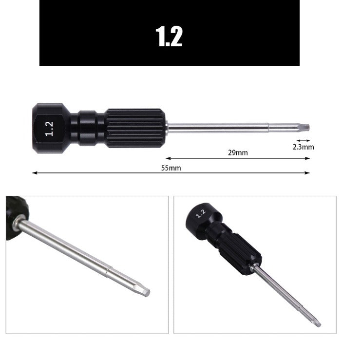 Dental Implant Screw Driver Manual Use Black Color - azdentall.com