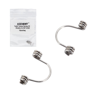 AZDENT Tooth Torque Rectangular Spring 2G Middle 0.016*0.022 10pcs/Bag - azdentall.com