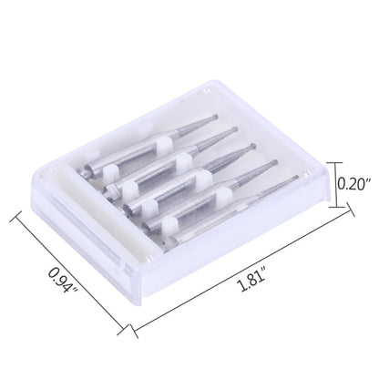 Dental RA #2 Round Carbide Bur for Slow Speed Latch 1mm 5pcs/Box-azdentall.com