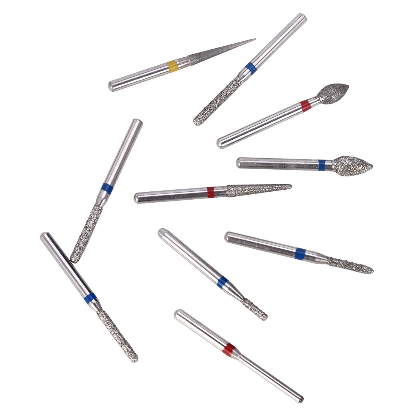 AZDENT Dental Diamond Bur FG-112 Crown Preparation Anterior Teeth Kit 10pcs/Kit-azdentall.com