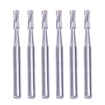 Dental Carbide Bur FG #558 Straight Fissure Crosscut 10pcs/Box-azdentall.com