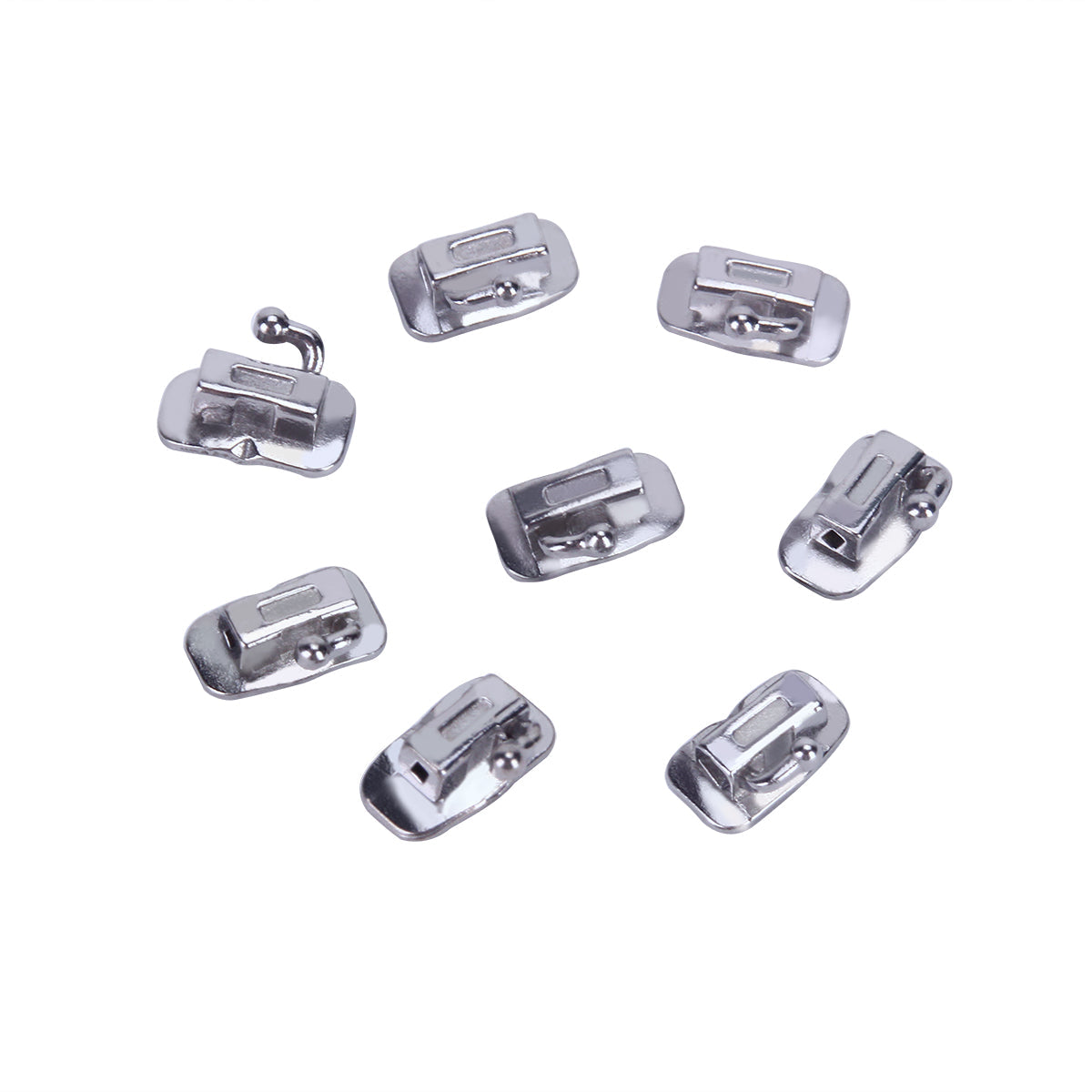 AZDENT Dental Orthodontic Buccal Tube 1st Molar Bondable MIM Monoblock Non-convertible Roth 0.022 20Sets/Box - azdentall.com