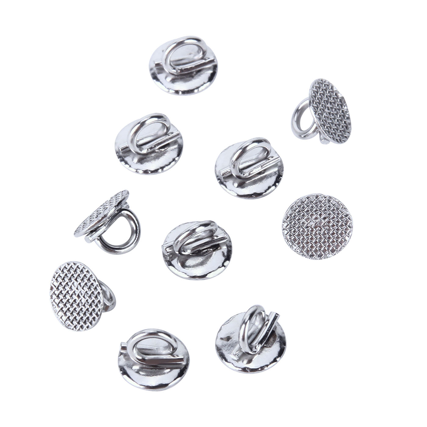 AZDENT Dental Lingual Buttons Direct Bond Eyelet Round/Rectangular Base 10pcs/Bag - azdentall.com