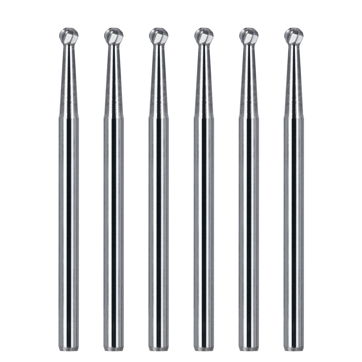 Dental FG #4 SL Surgical Length Round 25mm Carbide Burs 6pcs/Box-azdentall.com