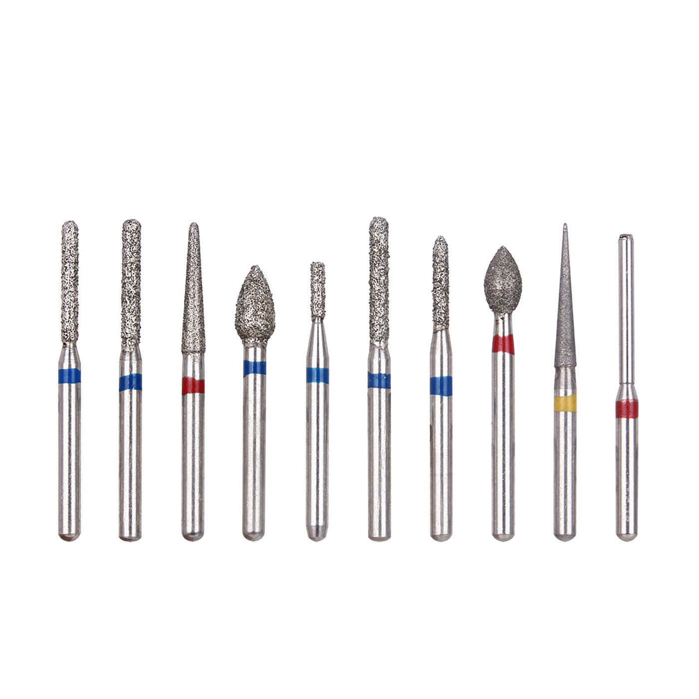 AZDENT Dental Diamond Bur FG-112 Crown Preparation Anterior Teeth Kit 10pcs/Kit-azdentall.com