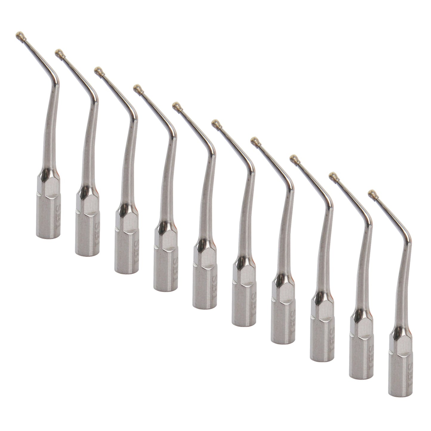 10pcs Ultrasonic Scaler Tip SB1 Cavity Preparation Scaling Tips