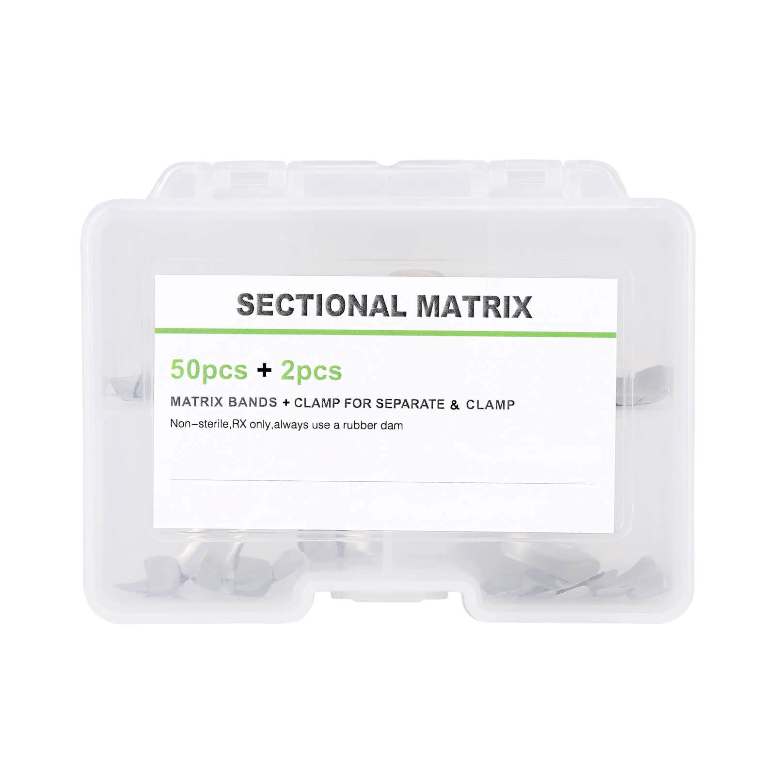 Dental Sectional Contoured Metal Matrices Matrix Refill F2