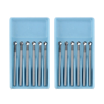 Dental FG #8 SL Surgical Length Round 25mm Carbide Burs 6pcs/Box-azdentall.com