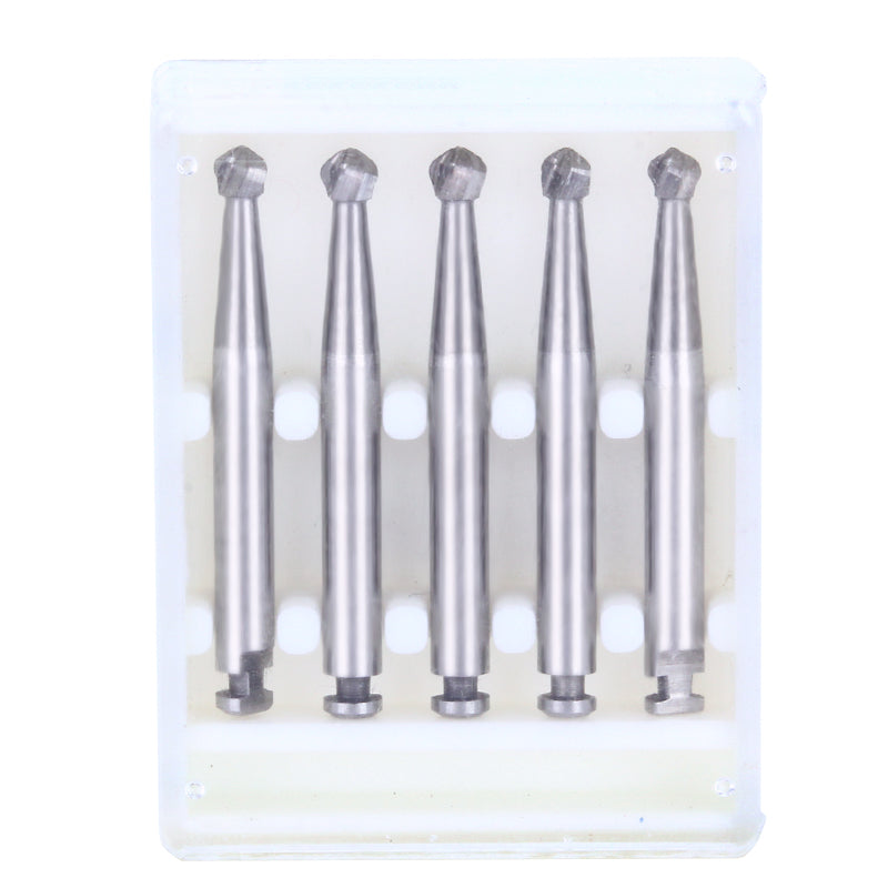 Dental RA #8 Round Carbide Bur for Slow Speed Latch 2.3mm 5pcs/Box-azdentall.com