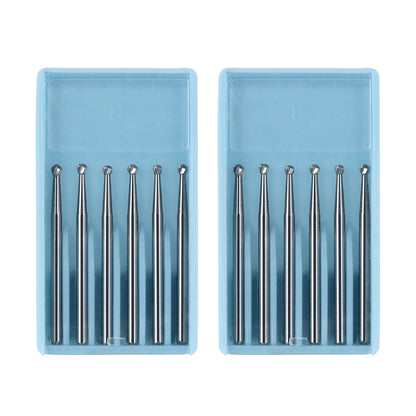 Dental FG #4 SL Surgical Length Round 25mm Carbide Burs 6pcs/Box-azdentall.com