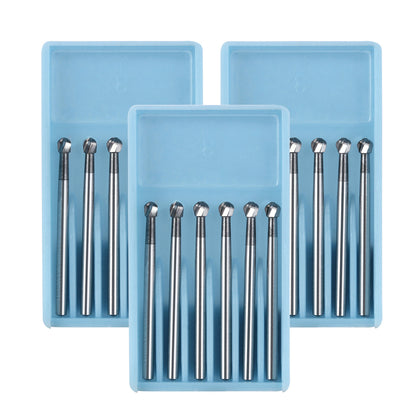 Dental FG #8 SL Surgical Length Round 25mm Carbide Burs 6pcs/Box-azdentall.com