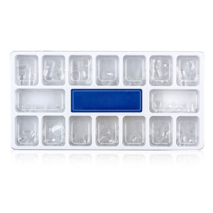 Dental Anterior Transparent Crowns for Aldult № 1.910 64Pcs/Box-azdentall.com