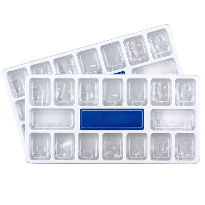 Dental Anterior Transparent Crowns for Aldult № 1.910 64Pcs/Box-azdentall.com