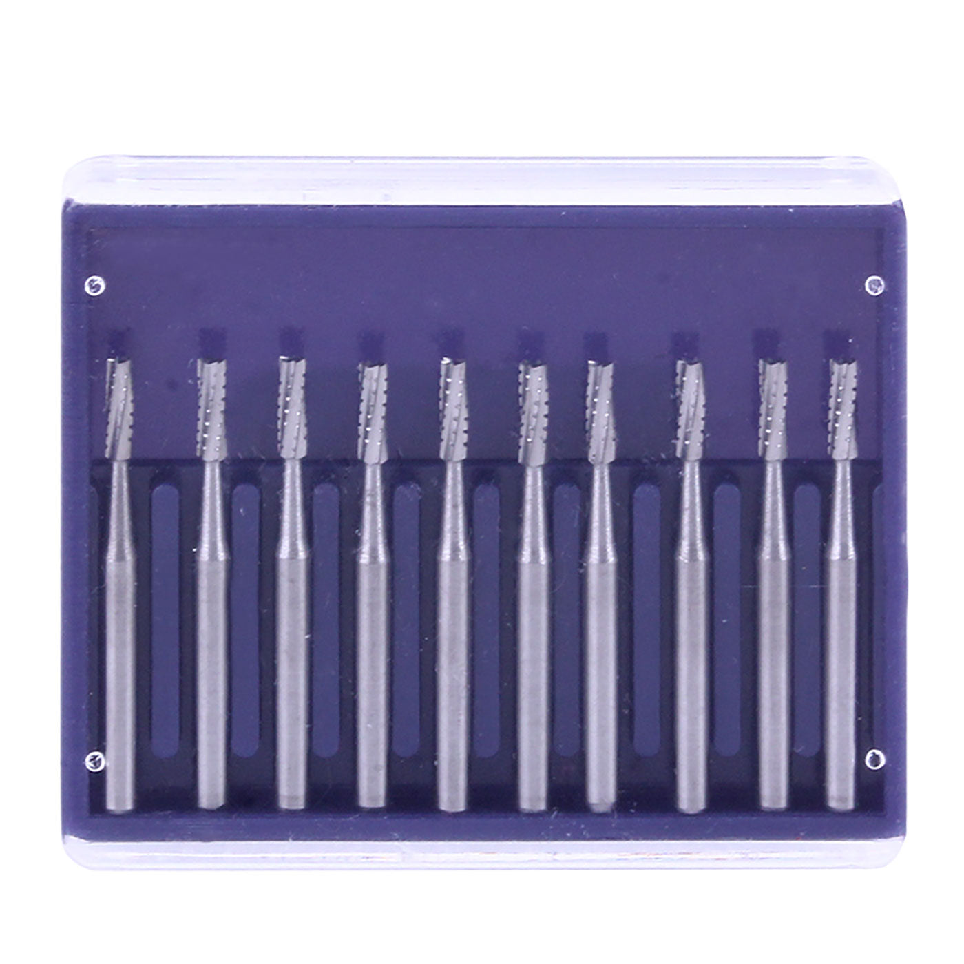 Dental Carbide Bur FG #558 Straight Fissure Crosscut 10pcs/Box-azdentall.com