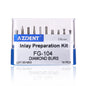 AZDENT Diamond Bur FG-104 Inlay Preparation Kit 10pcs/Kit-azdentall.com