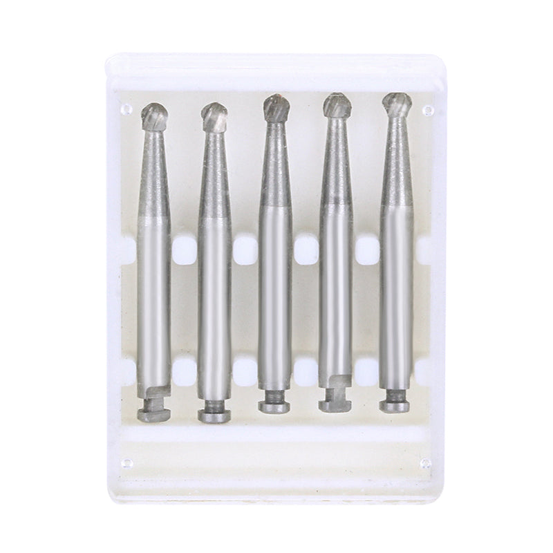 Dental RA #7 Round Carbide Bur for Slow Speed Latch 2.1mm 5pcs/Box-azdentall.com