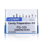 AZDENT Dental Diamond Bur FG-103 Cavity Preparation Kit 8pcs/Kit-azdentall.com