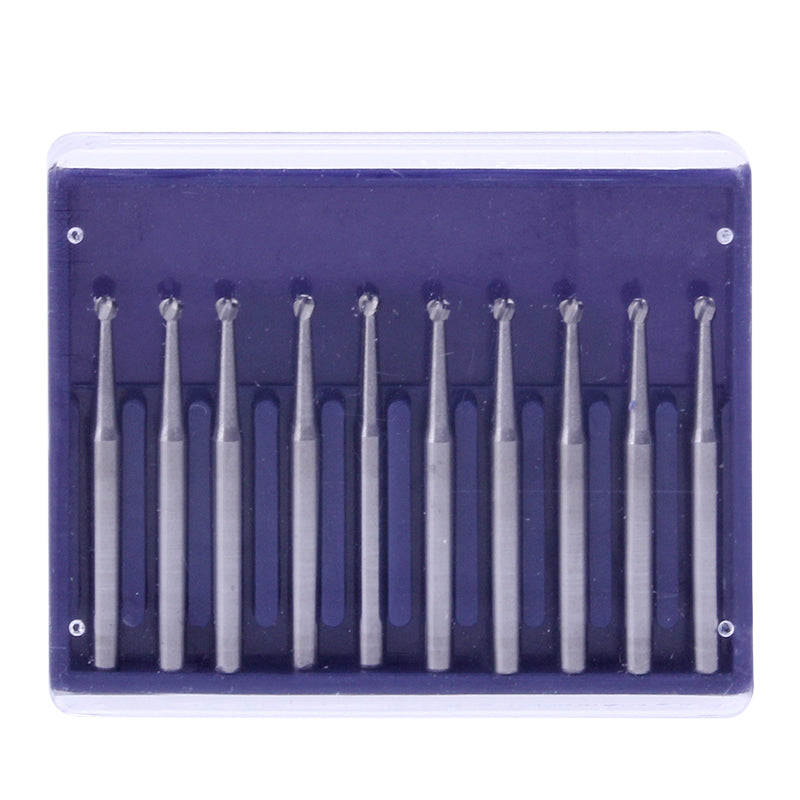 Dental FG #3 Round Carbide Bur 10pcs/Box-azdentall.com