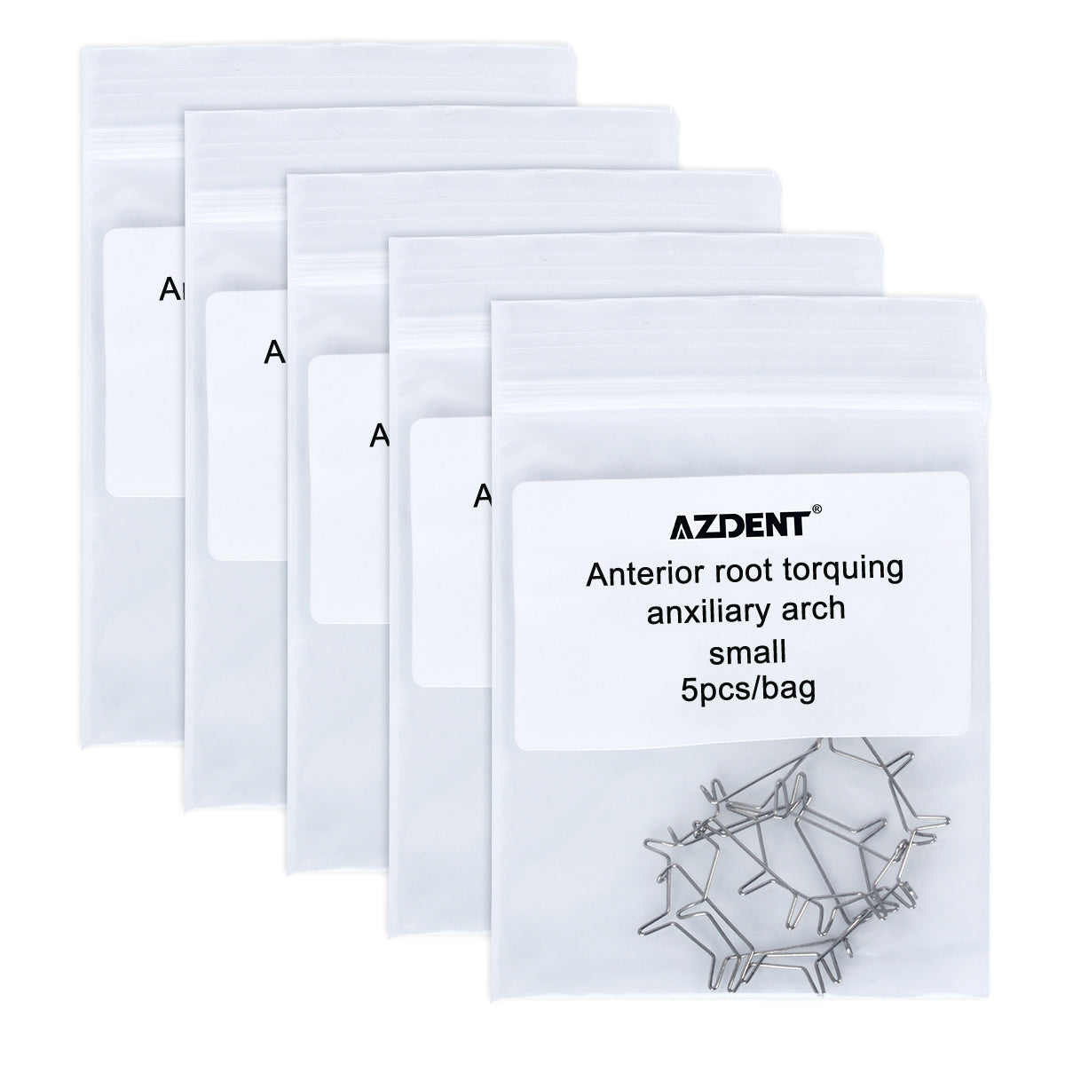 5pcs AZDENT Anterior Root Torquing Auxiliary Arch Small 5pcs/Bag - azdentall.com