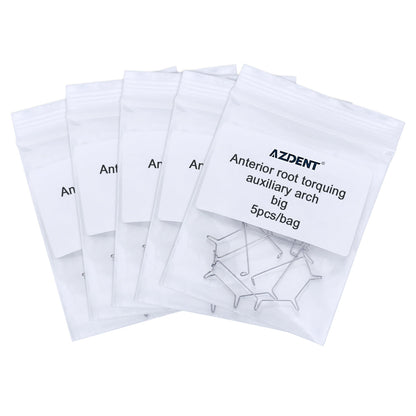 5 bags AZDENT Anterior Root Torquing Auxiliary Arch Big 5pcs/Bag - azdentall.com