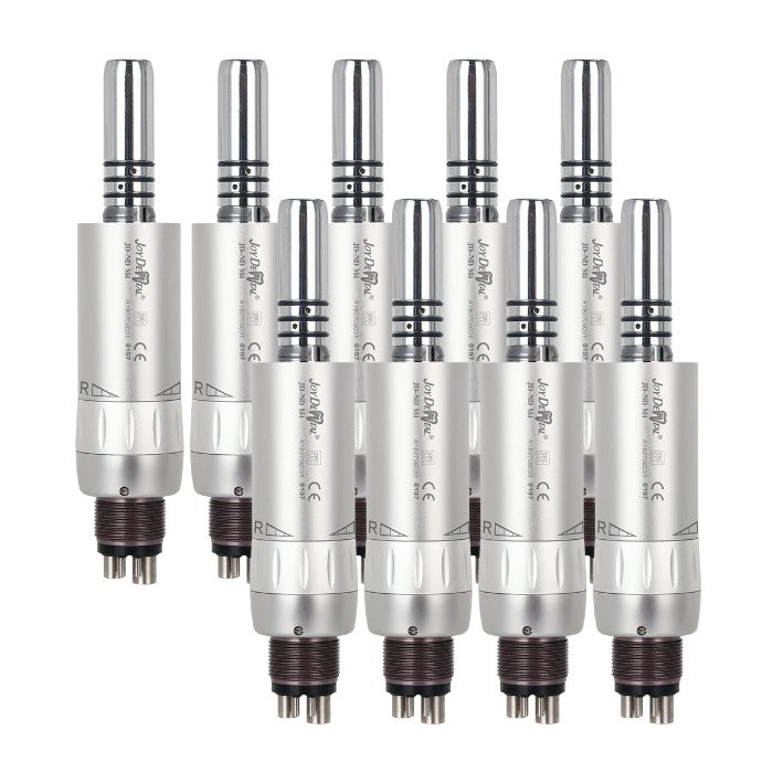 6pcs 4 Hole Dental 1:1 E-type Low Speed Air Motor. With Internal Water Cooling System - azdentall.com