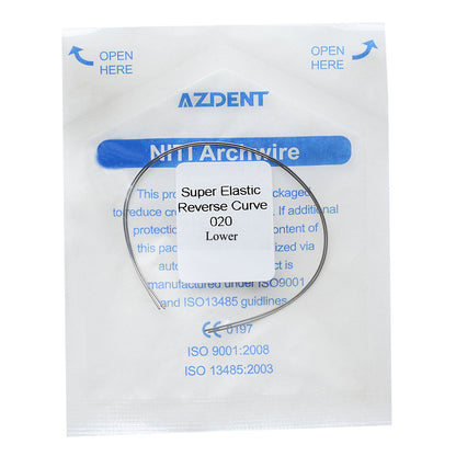 AZDENT Archwire Niti Reverse Curve Round Full Size 2pcs/Pack-azdentall.com