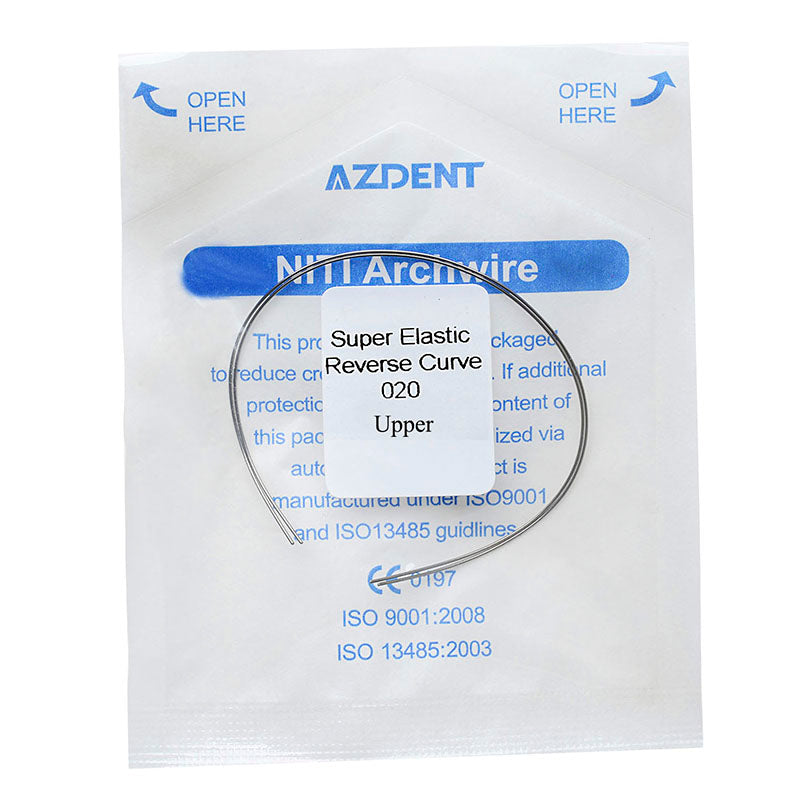 AZDENT Archwire Niti Reverse Curve Round Full Size 2pcs/Pack-azdentall.com