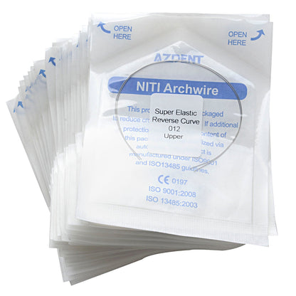 AZDENT Archwire Niti Reverse Curve Round Full Size 2pcs/Pack-azdentall.com