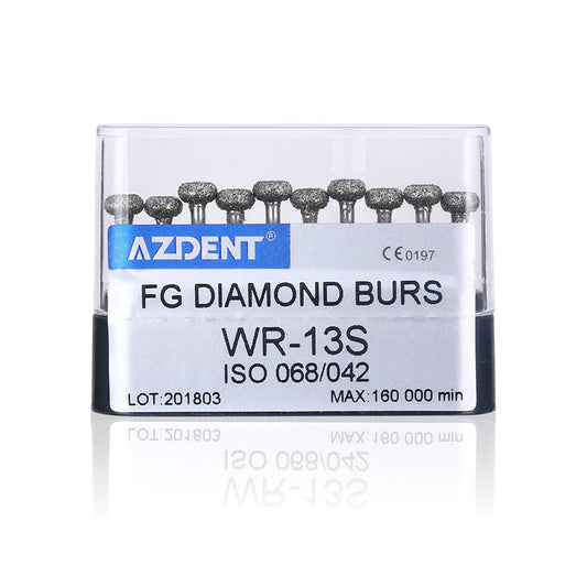 AZDENT FG Diamond Burs WR-13S 10pcs/Box-azdentall.com'