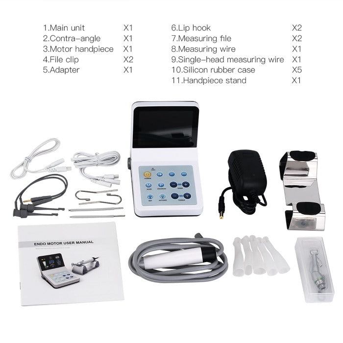 Dental Endodontic Motor with Apex Locator R-Smart Plus Six Functions Four Models With Reciprocation Function