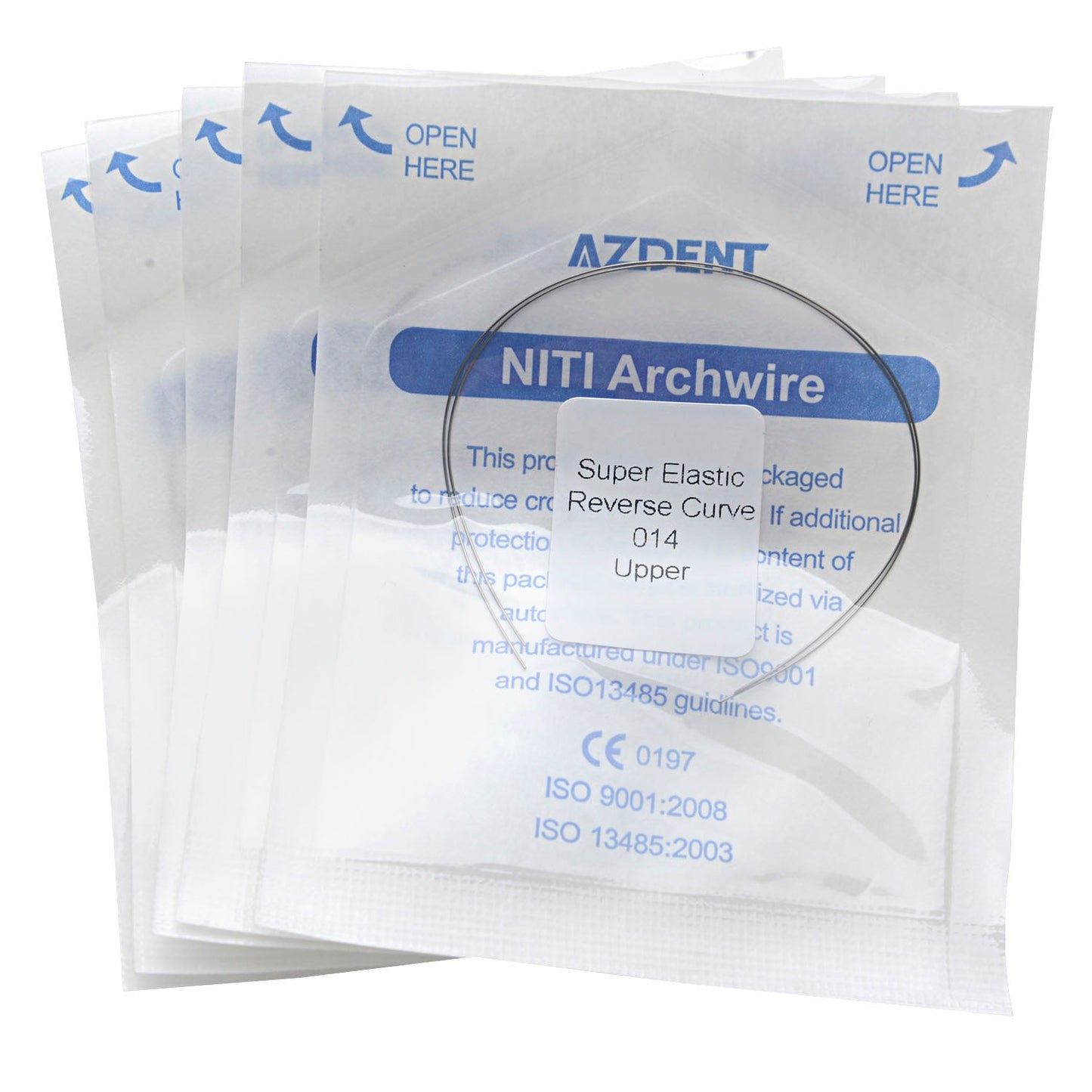 AZDENT Archwire Niti Reverse Curve Round Full Size 2pcs/Pack-azdentall.com