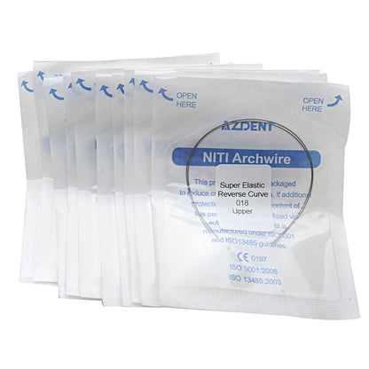 AZDENT Archwire Niti Reverse Curve Round Full Size 2pcs/Pack-azdentall.com