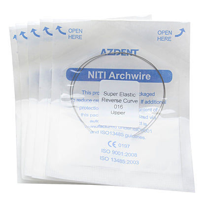 AZDENT Archwire Niti Reverse Curve Round Full Size 2pcs/Pack-azdentall.com