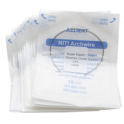 AZDENT Archwire Niti Reverse Curve Round Full Size 2pcs/Pack-azdentall.com