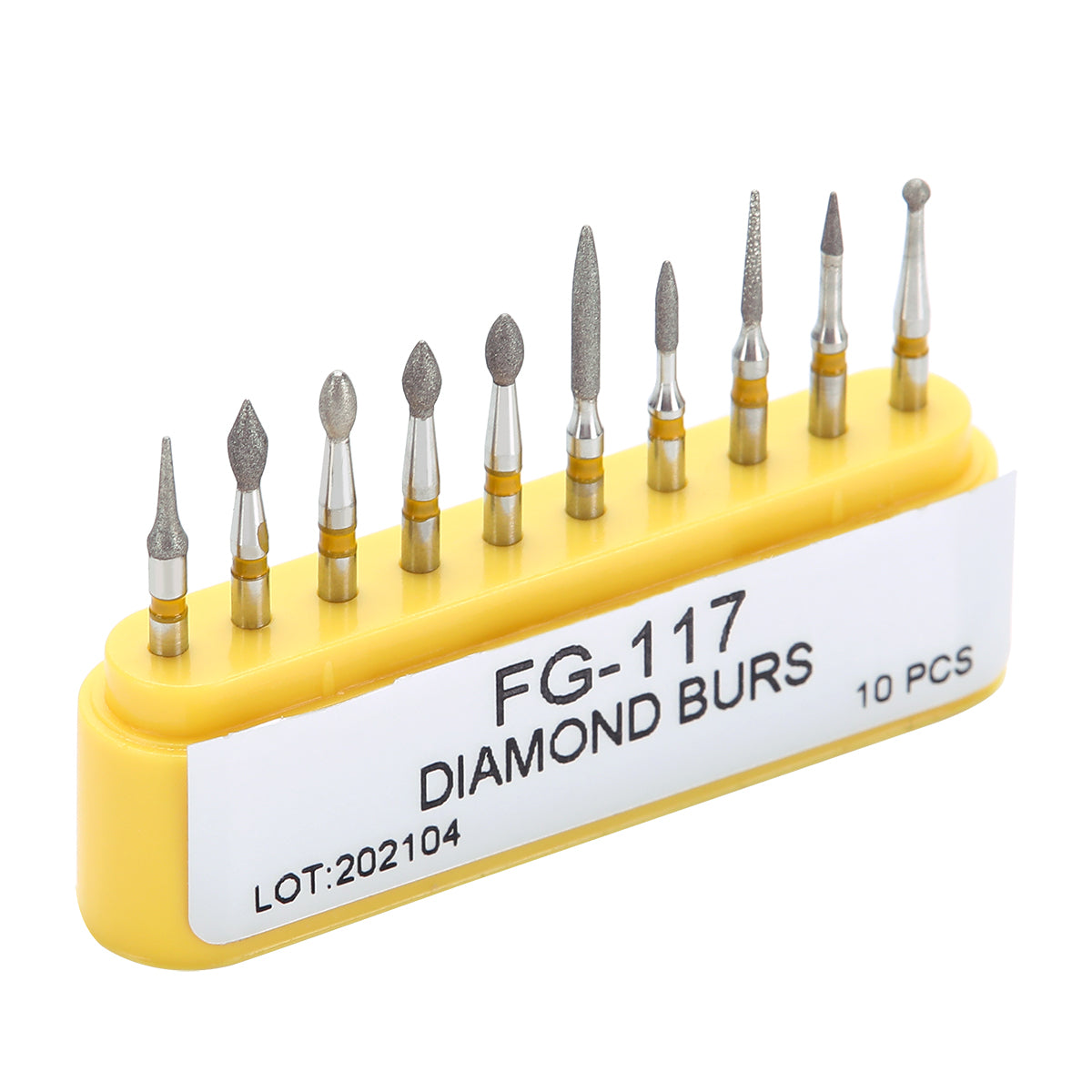 AZDENT Dental Diamond Bur FG-117 Composite Repair Kit 10pcs/Kit-azdentall.com