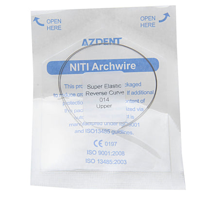 AZDENT Archwire Niti Reverse Curve Round Full Size 2pcs/Pack-azdentall.com