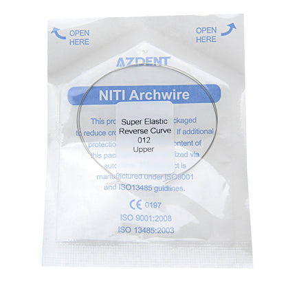 AZDENT Archwire Niti Reverse Curve Round Full Size 2pcs/Pack-azdentall.com