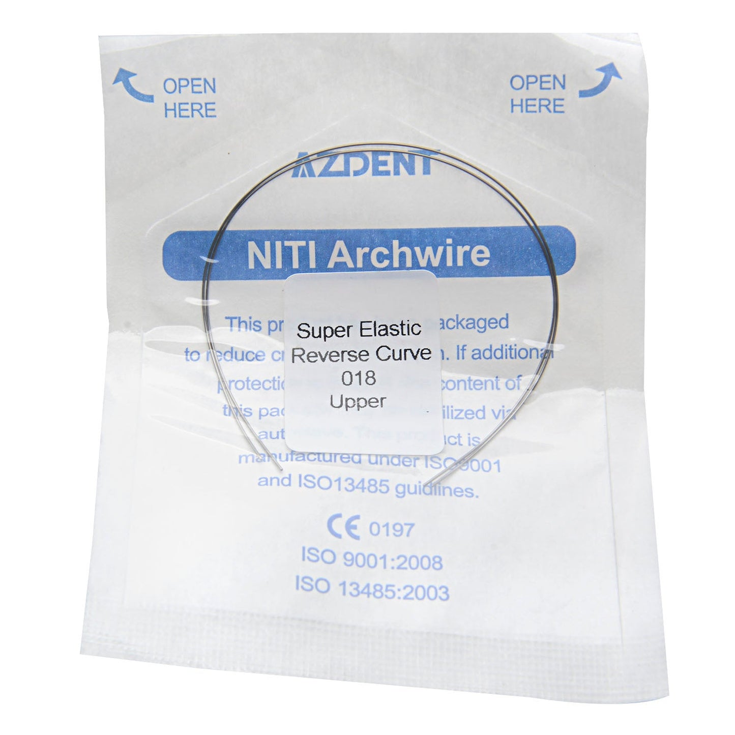 AZDENT Archwire Niti Reverse Curve Round Full Size 2pcs/Pack-azdentall.com