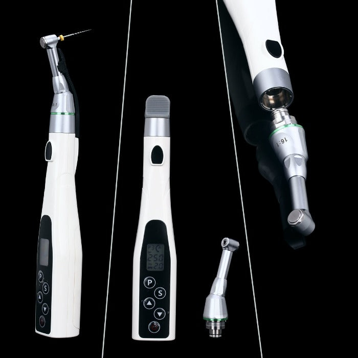 Dental Apex Locator Root Canal + Endo Motor LED Mini 16:1 Contra Angle